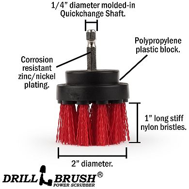 Patio Scrub Brush - Garden Statues - Bird Bath - Headstones - Outdoor Fountain - Outdoor Décor