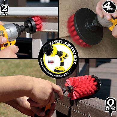 3 Piece Outdoor Cleaning Kit - Garage Cleaning - Concrete Scrubber - Deck Cleaner