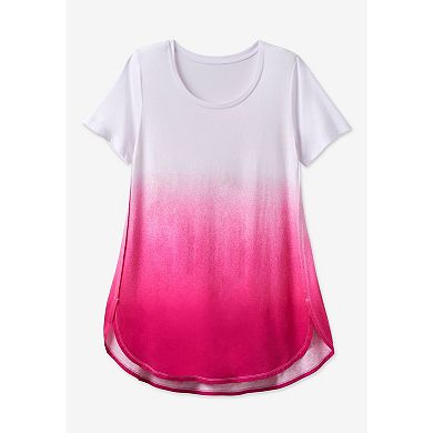 Woman Within Plus Size Easy Maxi Tunic