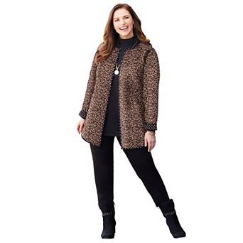 Catherines Women's Plus Size Reversible Quilted Jacket