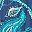 Navy Painterly Paisley