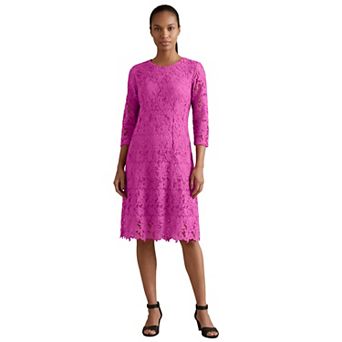 Jessica London Women's Plus Size Lace Fit & Flare Dress