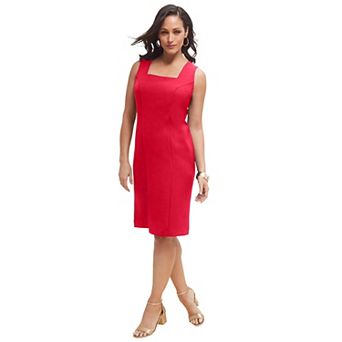 Jessica London Women's Plus Size Bi-stretch Sheath Dress