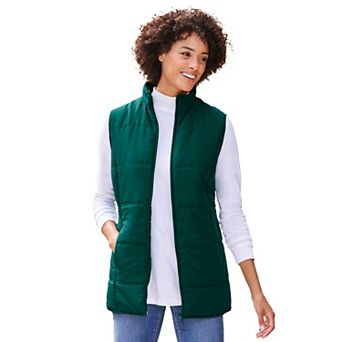 Woman Within Plus Size Quilted Vest
