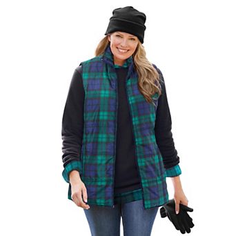 Woman Within Plus Size Quilted Vest