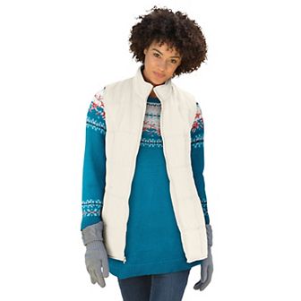 Woman Within Plus Size Quilted Vest
