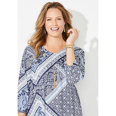 Catherines Women's Plus Size Anywear Fluid Tunic