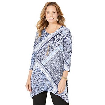 Catherines Women's Plus Size Anywear Fluid Tunic