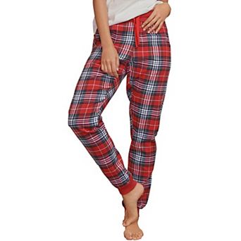 ellos Plus Size Plaid Flannel Sleep Pants