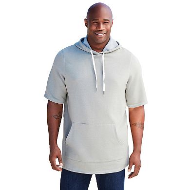 Liberty Blues by KingSize Men's Big & Tall Short-Sleeve Hoodie
