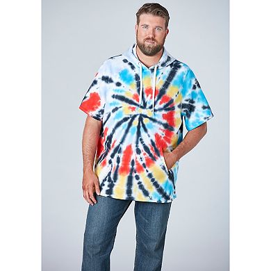 Liberty Blues by KingSize Men's Big & Tall Short-Sleeve Hoodie