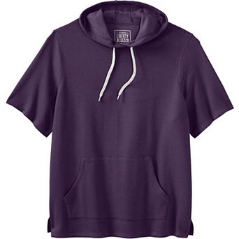 Liberty Blues by KingSize Men's Big & Tall Short-Sleeve Hoodie