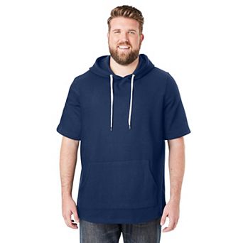 Liberty Blues by KingSize Men's Big & Tall Short-Sleeve Hoodie