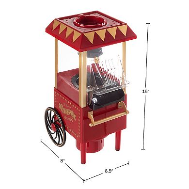 6 Cup White Countertop Air Popcorn Maker