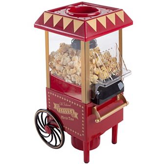 6 cup White Countertop Air Popcorn Maker