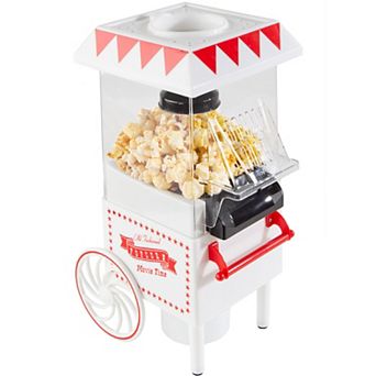 6 cup White Countertop Air Popcorn Maker