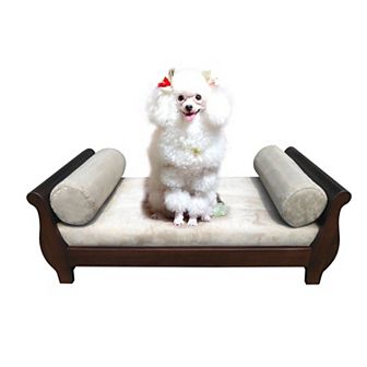 Mahogany Sleigh Pet Bed