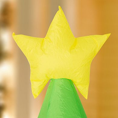 Glitzhome 9ft Lighted Inflatable Christmas Tree Decor