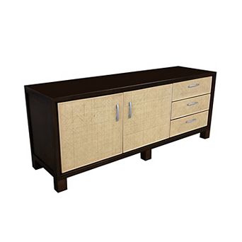Elegant Cane Cabinet