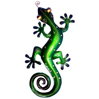 Iron Gecko Wall Decor