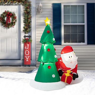 Glitzhome 6.5ft Lighted Inflatable