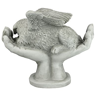 In God's Hands Dog Memorial Statue