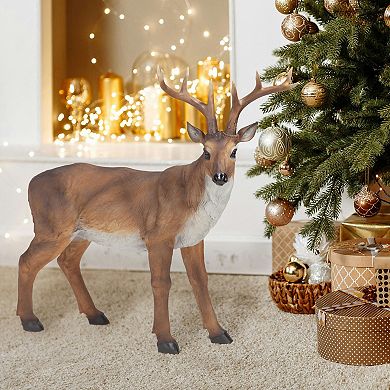 Big Rack Buck Deer Statue