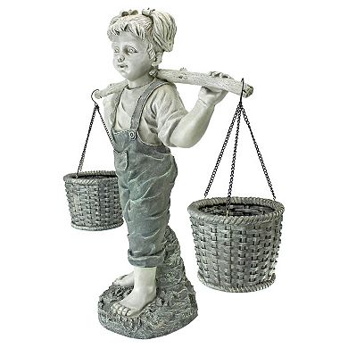 Flowers For Felicity Little Girl Garden Statue: Medium