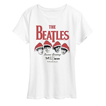 Women's The Beatles Christmas Seasons Greetings Graphic Tee