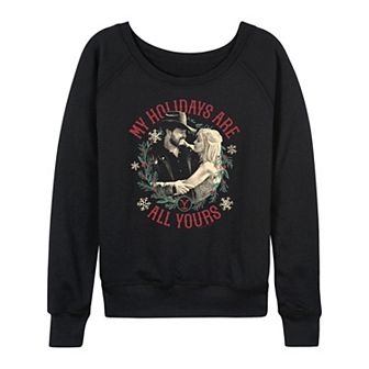 Women's Yellowstone Holidays French Terry Long Sleeve Tee