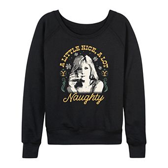 Women's Yellowstone Nice Naughty Beth Dutton French Terry Long Sleeve Tee