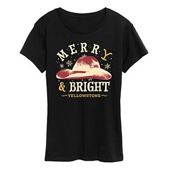 Women's Yellowstone Merry & Bright Graphic Tee