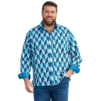 KingSize Men's Big & Tall The No-Tuck Casual Shirt