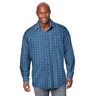 KingSize Men's Big & Tall The No-Tuck Casual Shirt
