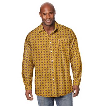 KingSize Men's Big & Tall The No-Tuck Casual Shirt