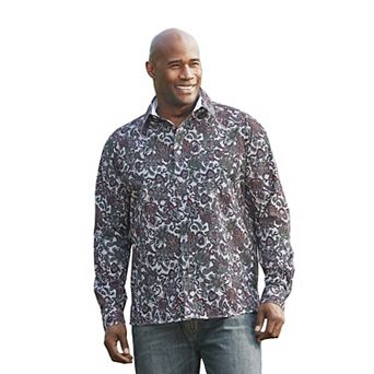 KingSize Men's Big & Tall The No-Tuck Casual Shirt