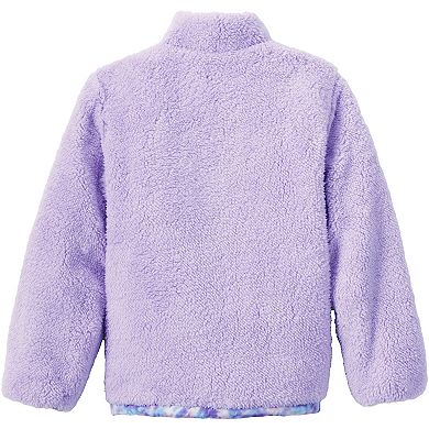 Girls 4-20 Lands' End Reversible Fleece Puffer Jacket