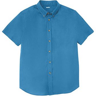 Kingsize Men's Big & Tall Short Sleeve Wrinkle-free Sport Shirt