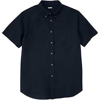Kingsize Men's Big & Tall Short Sleeve Wrinkle-free Sport Shirt