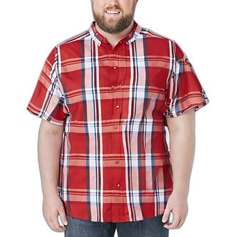 KingSize Men's Big & Tall Short Sleeve Wrinkle-Free Sport Shirt