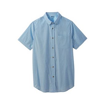KingSize Men's Big & Tall Short Sleeve Wrinkle-Free Sport Shirt