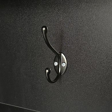 Merax Rectangle Coat Rack With Bench And Shoe Storage
