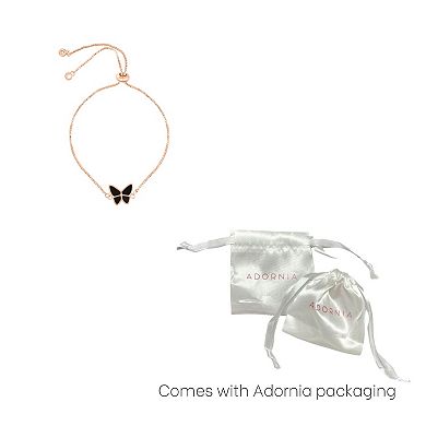 Adornia 14k Gold Tone Butterfly Adjustable Bracelet