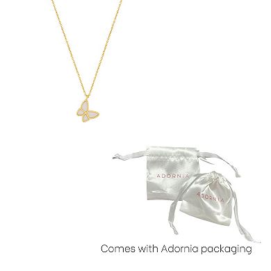 Adornia 14k Gold Tone Butterfly Necklace