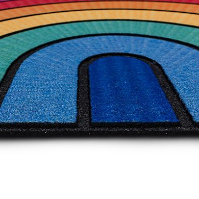 Celebrate Together™ Summer Rainbow Slice Crumb Rubber Doormat