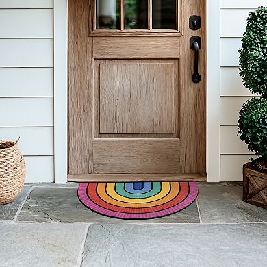 Celebrate Together™ Summer Rainbow Slice Crumb Rubber Doormat