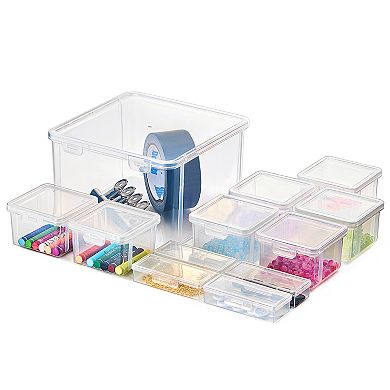Sorbus 12-pc. Sewing & Craft Material Storage Container Set with Lids