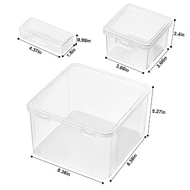 Sorbus 12-pc. Sewing & Craft Material Storage Container Set with Lids