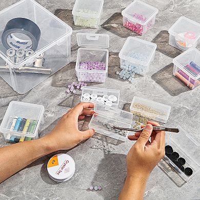Sorbus 12-pc. Sewing & Craft Material Storage Container Set with Lids