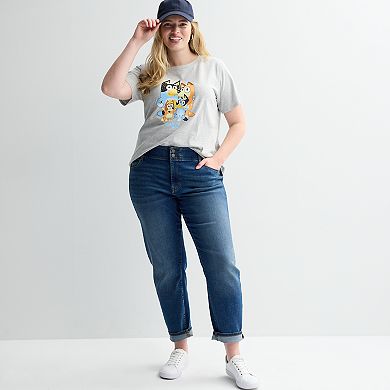 Plus Size Bluey Family Portrait Graphic Tee